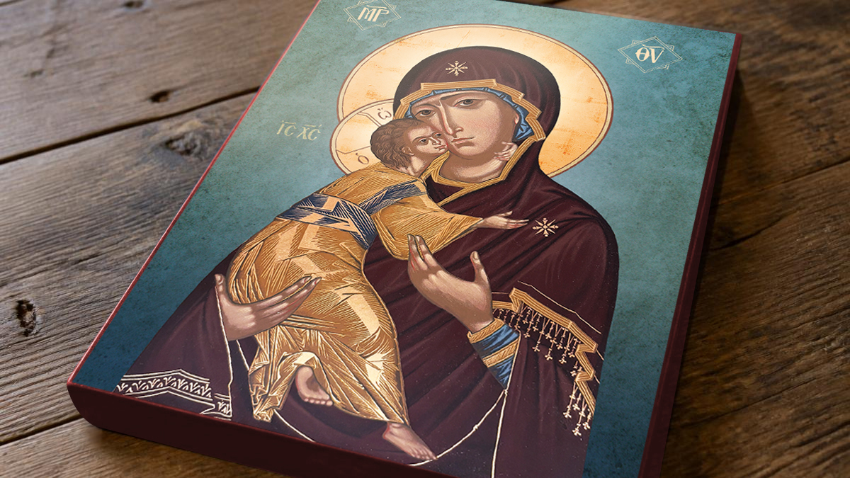 Theotokos and Christ traditional icon